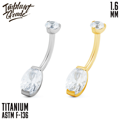 Банан Tino Gold 1.6 мм (14 G) фото 2